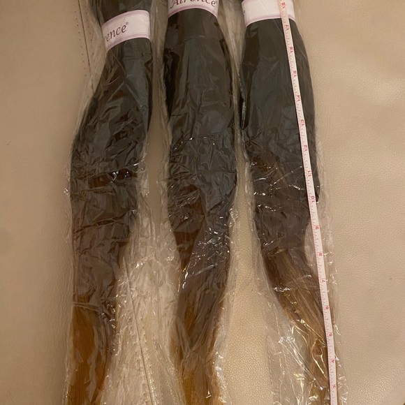 Alrence Pre Stretched Hair Long  20 inches 3 Packs Braiding Hair Extensions - Picture 3 of 6